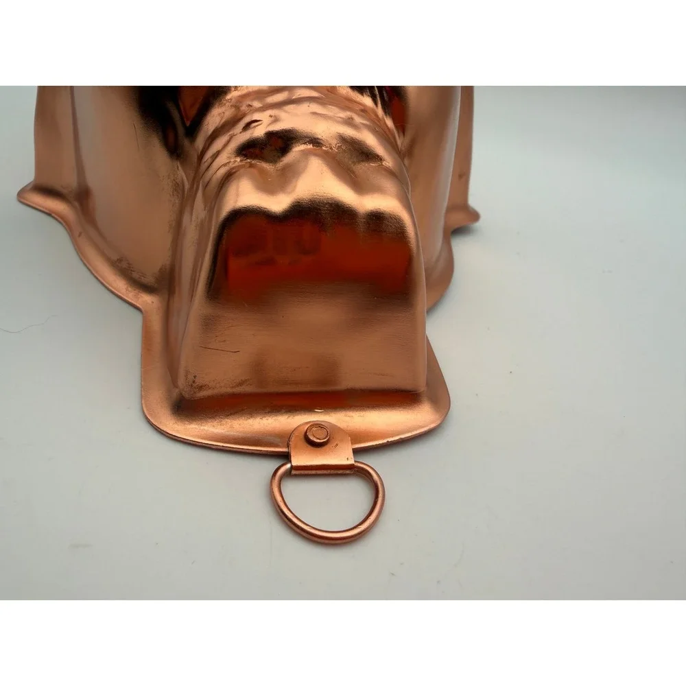 Vintage Copper Grape Cluster Gelatin Cake Mold Wall Hanging Decor H066